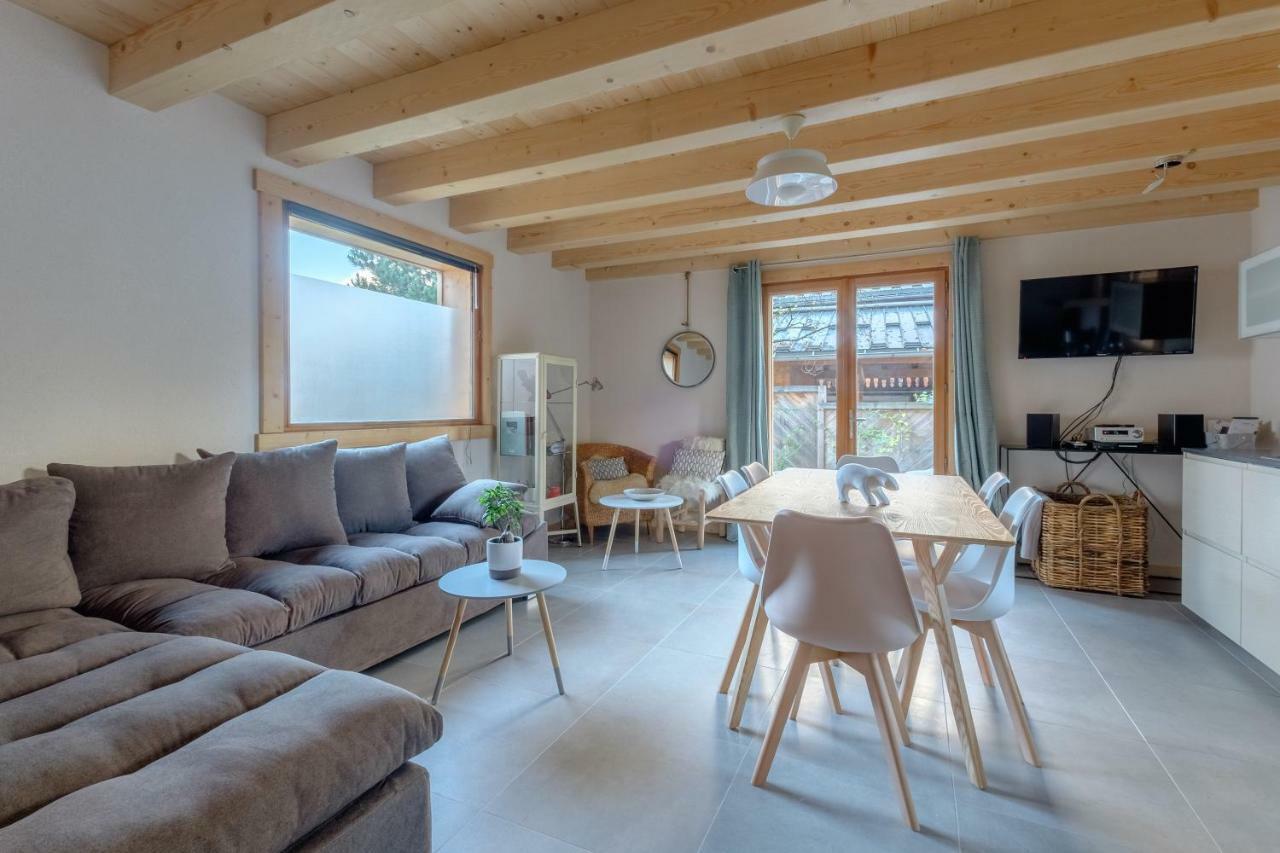 Apartamento Le Chalet De L'Ours Blanc Chamonix Mont Blanc Exterior foto